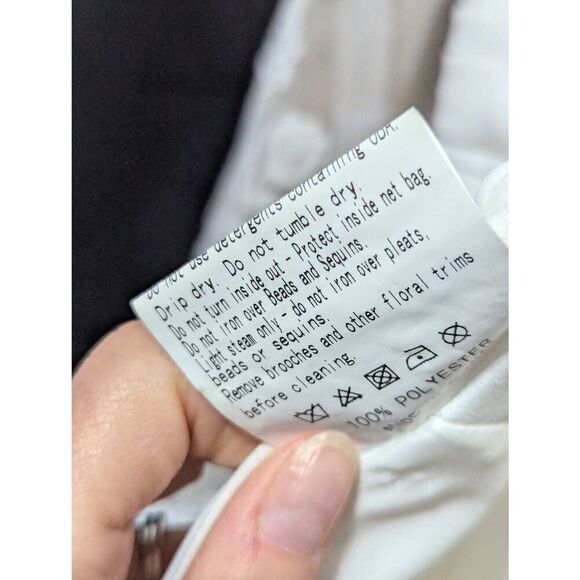 Justin Alexander Ivory/Nude Chiffon Bridal Gown NWT Size 10 Style 88140 - Picture 13 of 13